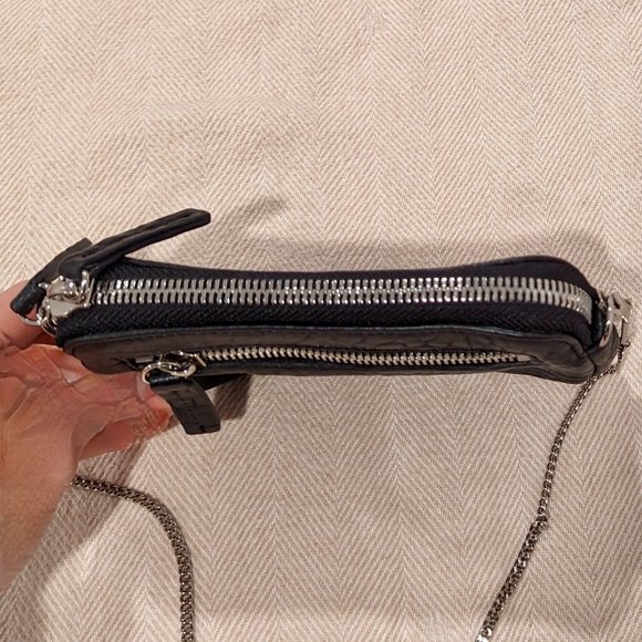 NWOT Crossbody Leather Purse With Chain Strap & Dust Bag (Korean Brand) - Picture 7 of 16